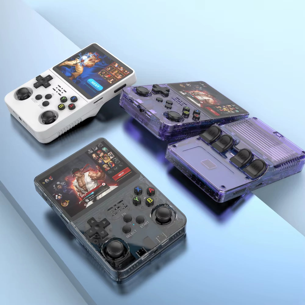 128GB R36S Retro Handheld Video Game Console 3.5Inch IPS Screen Player Kid Portable Pocket Video Player Games Arkos System